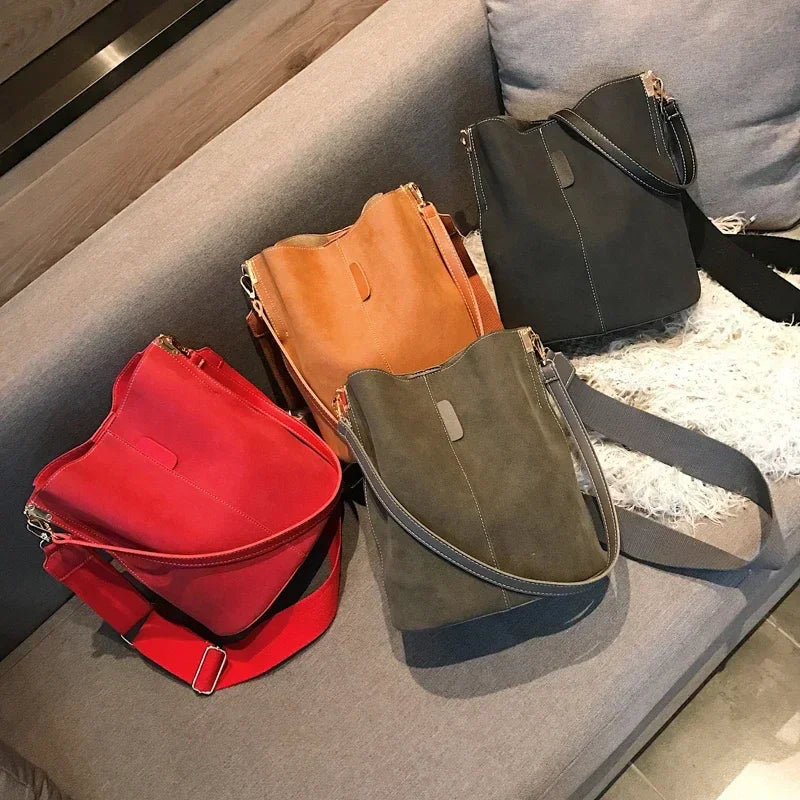 Designer Handbags Ladies Bucket Bag PU Leather Shoulder Large Capacity Crossbody Bags for Women High Quality New Tote Bag