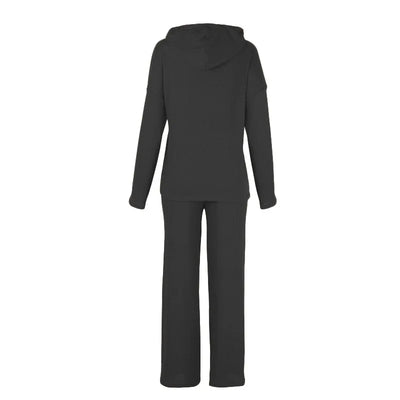 2023 Autumn Casual Wear Women Lounge Tracksuit 2 Piece Set Loose Lounge Sets Ladies Hooded Sweat Suit Outfits Female