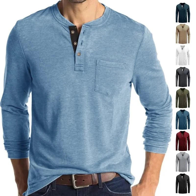 Men's Fashion Casual O Neck Long Sleeve Tops |T-Shirts| Gym | Soccer | Tees | Streetwear | Men & Teenager's Clothing