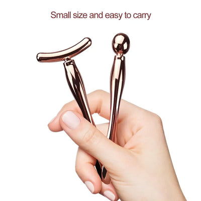 Face Eye Roller Massage Neck Stick Spatula Massager Anti Eye Pouch Dark Circles Cream Spoon Applicator Removal Shrink Pores