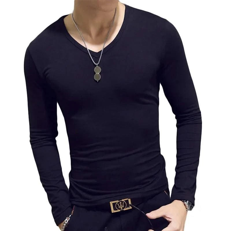 Designer Solid  Long Sleeve T-Shirts Men| Sportswear |Tennis| Fitness| Slim Fit |Tees | Tops