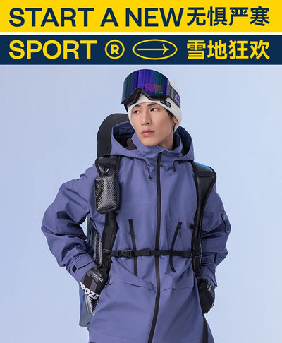 COPOZZ Winter Ski Pants Unisex Women Outdoor High Quality Windproof Waterproof Warm Snow Trousers Winter Ski Snowboarding Pants
