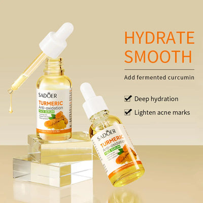 Turmeric Essential Face Serum Deep Hydration Moisturizer Anti-aging Improve Skin Elasticity For Skin Care Face Lotion