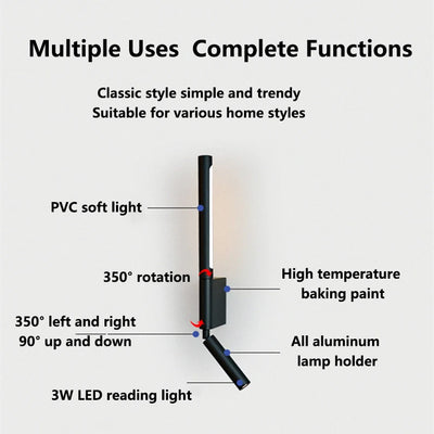 LED Wall Lamp for Living Room Wall Decor Light Fixture Lights Indoor Bedroom Lighting Bedside Table Lamps Night Lamp