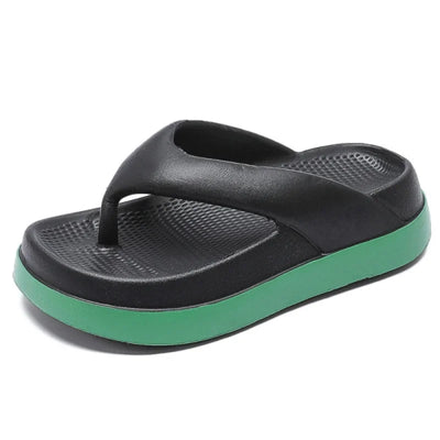 Platform Flip Flops for Women, Outdoor Beach Sandals 2025 Popular Design Non-slip Slippers Comfortable, Soft And Thick Sole