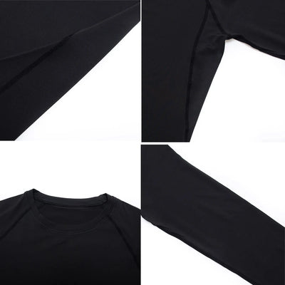 Athletic Compression Shirts For Men Gym Sports Rash Guards Workout Fitness Base Layer Undershirts Quick Dry Tees Tshirt Tops