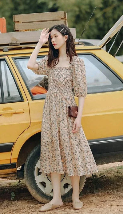 Female Dresses Pink Women's Dress Floral Graduation Formal Occasion Flower Birthday Elegant and Beautiful 2024 Fashion Summer X