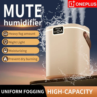 Air Humidifier 3 Nozzles USB Cool Mist Diffuser 2000ml Large Capacity for Home Bedroom Office Desk Top Fill Quiet Aromatherapy