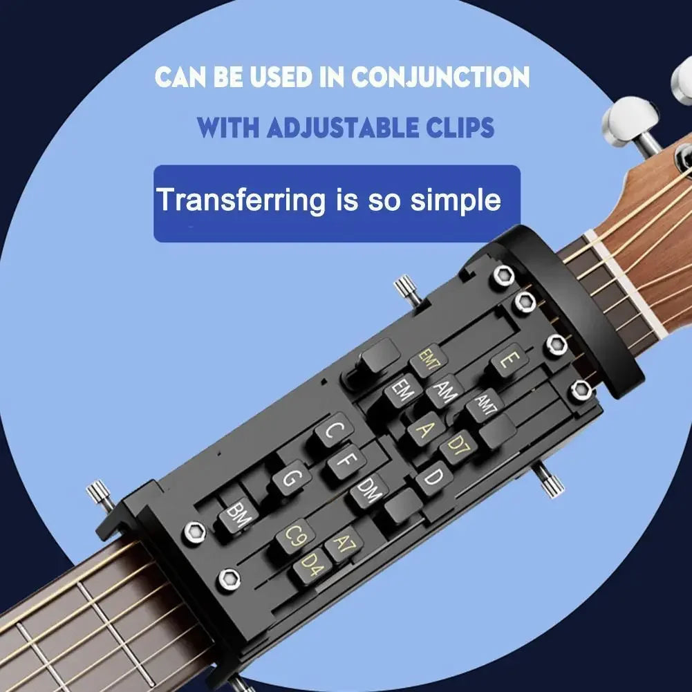 Guitar Auxiliary Artifact Folk Guitar Playing And Singing Chord Practice Automatic Transmission One Key Chord Player