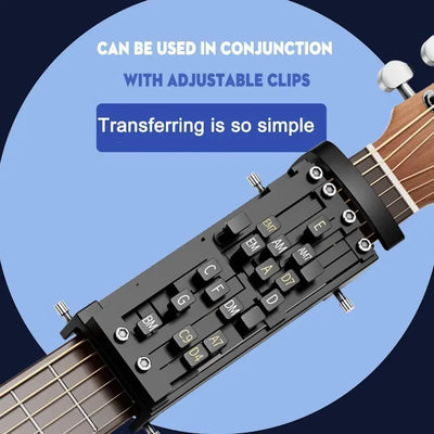 Guitar Auxiliary Artifact Folk Guitar Playing And Singing Chord Practice Automatic Transmission One Key Chord Player