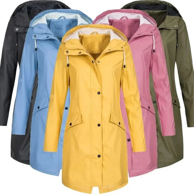 Outdoor Ride A Bike Mountaineering Jackets Women Waterproof Rain Coat Long Raincoats Jacket Waterproof Raincoats Feminina Gifts
