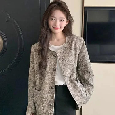 Women's Jackets High Quality Long Sleeve Female Coat Spring Autumn New Products Luxury Sale Cheap Lined Korean Style Casual