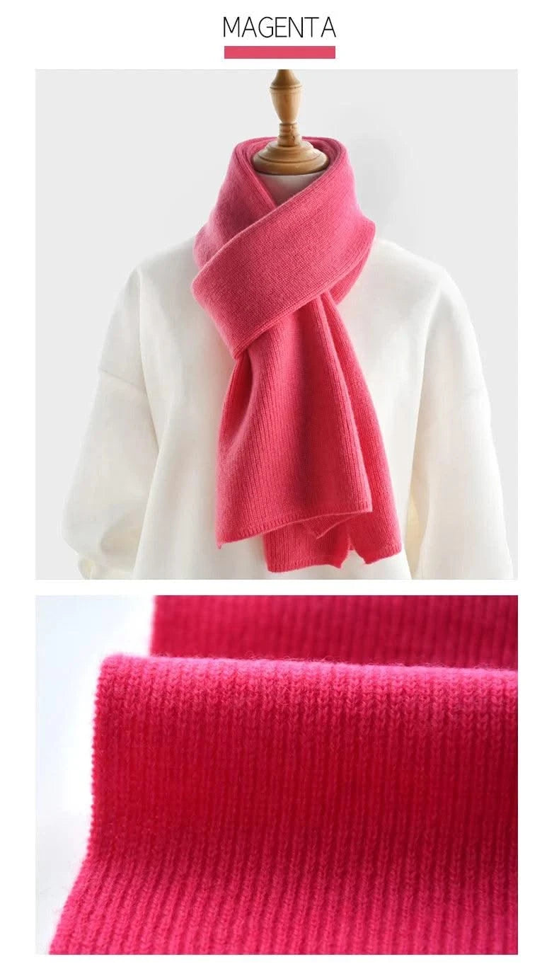 cashmere knitted scarves women or men kids children