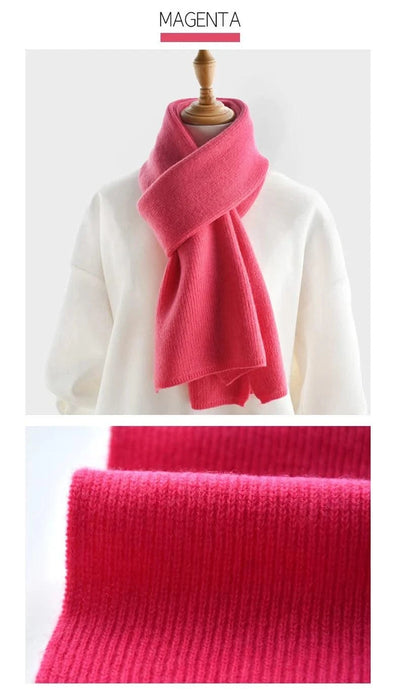 cashmere knitted scarves women or men kids children