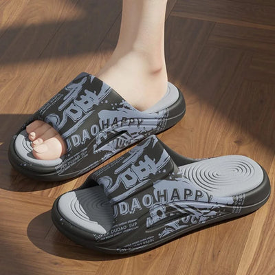 ZHIDA Clogs Sandals Men Women Couples Garden Shoes Summer Outdoor Slides Black White Minimalism EVA Rubber Outside Beach Shoes