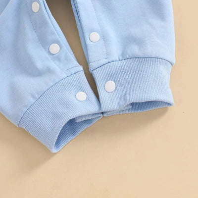Rabbit  Embroidered Jumpsuit for Infants and Young Children  |Spring Easter | Long Crawling Clothes