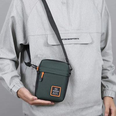 Men's Business Shoulder Bag Casual Man's Messenger Bag Durable Male Handbag Waterproof Oxford Cloth Bag Mini Mobile Phone Bags