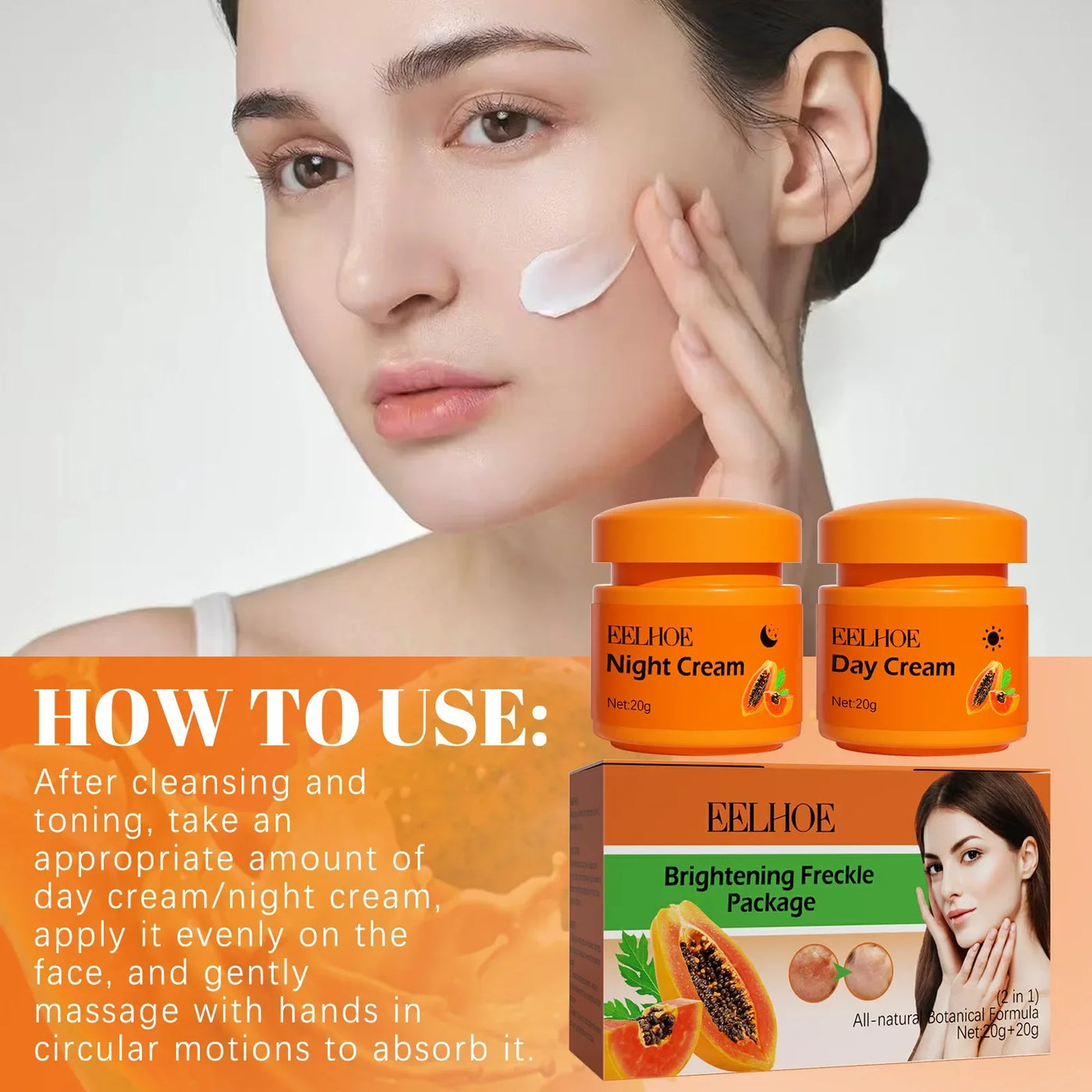 Whitening Freckle Cream Melanin Blemish Remover Lighten Pigmentation Melasma Removal Whiten Nourish Dark Spot Corrector Cream