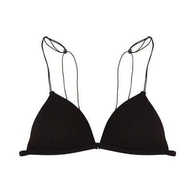 Breathable Triangle Bras for Women Beauty Back Push-up Wireless Bra Thin Strape Lingerie French Style Bra Girls