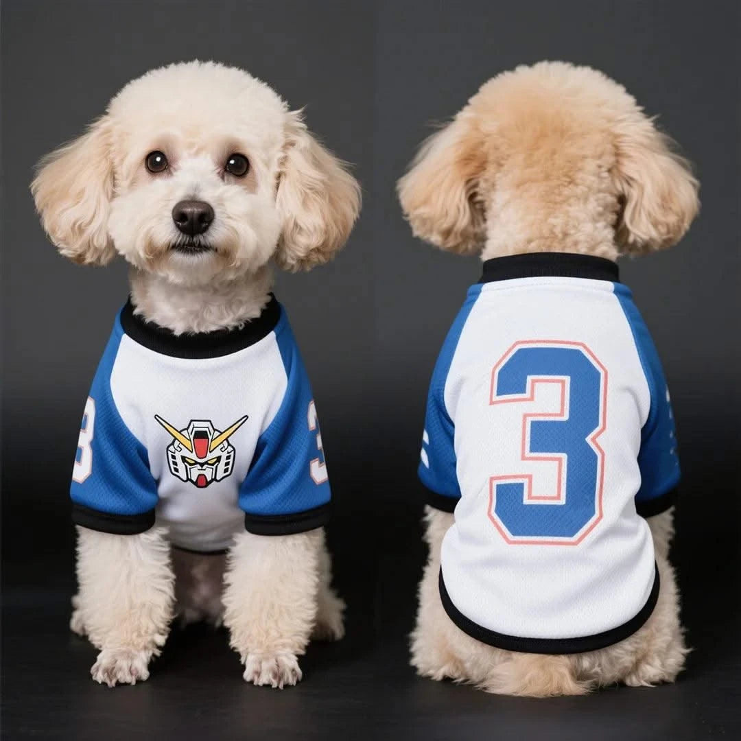 Pet Clothes For Dogs Pet Supplies Breathable Cool Comfortable Soccer Jerseys Small-sized Dog Breeds Cool And Stylish
