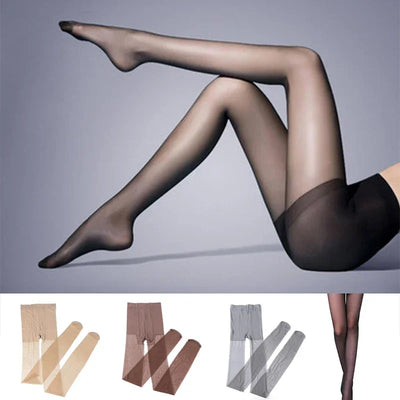 High Elastic Summer Tights Black Nude Gray Stockings Summer Sexy Women Foot Step Sheer Ultra-Thin Pantyhose Skinny Legs Tights
