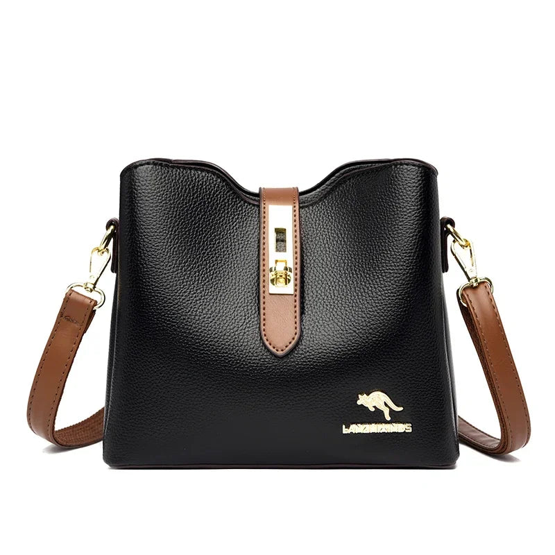 Genuine Brand Soft Leather Women’s Handbags High Quality Small Shoulder Bags Women Luxury bags Fashion Ladies Crossbody Bags Sac