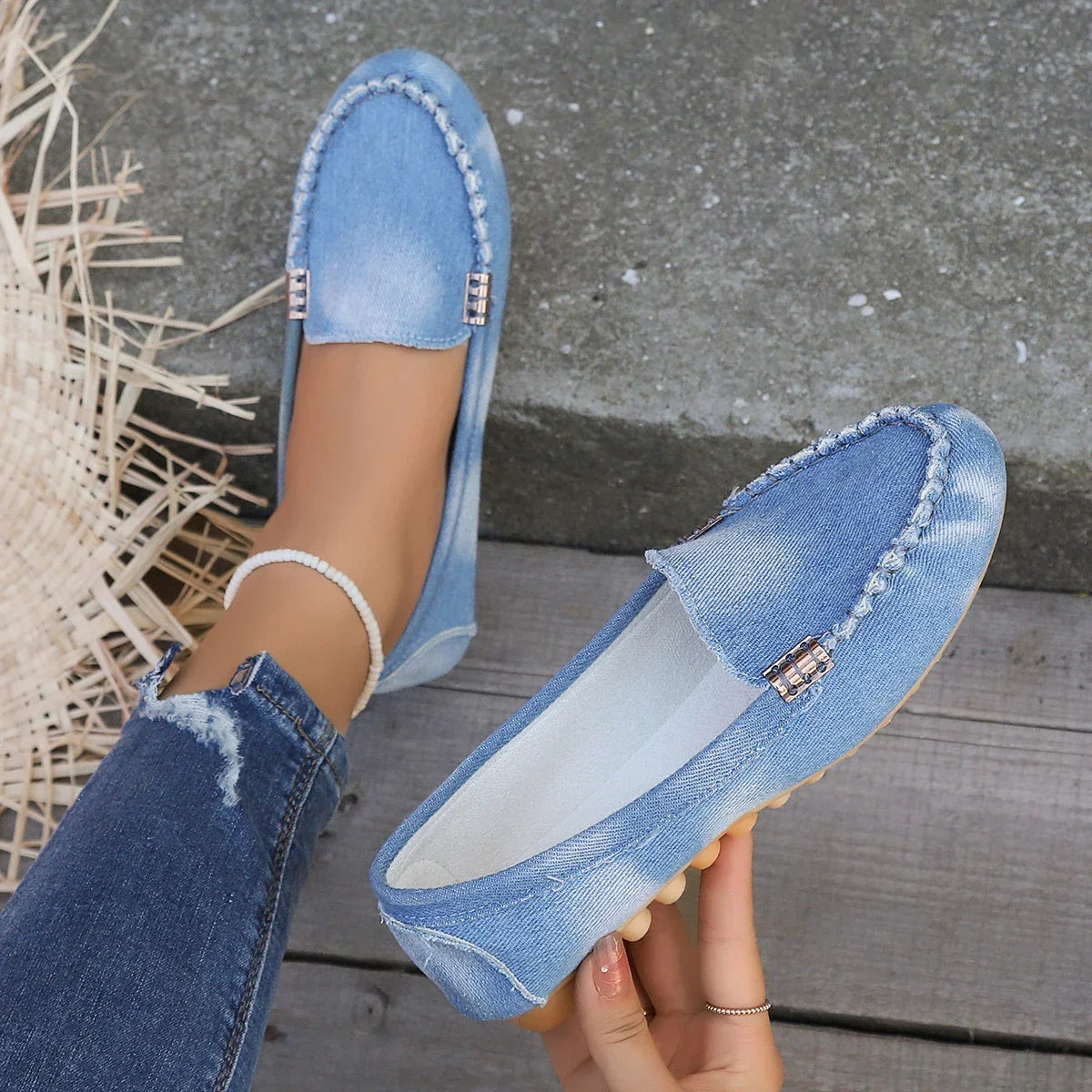 Women Shoes Slip On Loafers For Ballet Flats Women Moccasins Casual Sneakers Zapatos Mujer Flat Shoes For Women Casual Shoes