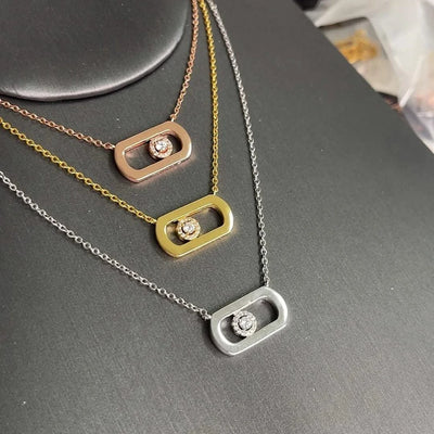 S925 Pure Silver Necklace For Women Personalized Avant-garde Jewellery High-quality Wedding Gifts