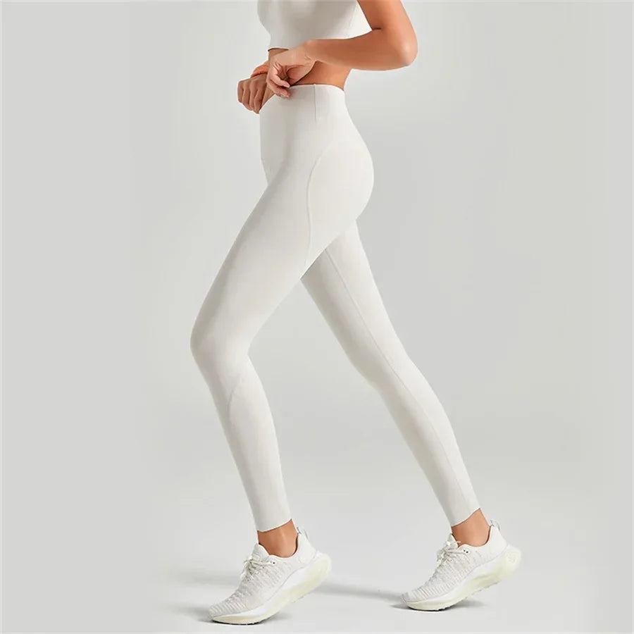 Summer Yoga Leggings For Women High Waist Breathable Quick Drying Pilates Running Jogging Fitness Girls Long Pants Gym Workout