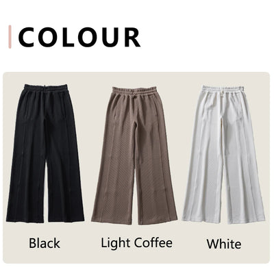 Women's Wide Leg Yoga Ninth Pants High Waisted Joggers Casual Sweatpants Pockets Sports Clothes Pilates Tracksuit Baggy Pants