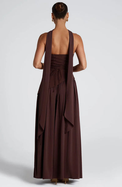 Dresses Summer Women's Chic Tube Top Hanging Neck Holiday Dress Women's Street Fashion Party Long DressFashionable temperament h