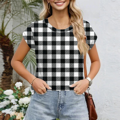 Womens Summer Tops Going Out Workout Outfits Spring Short-sleeved T Shirts Business Casual Dressy Fashion Trendy Clothes 2025