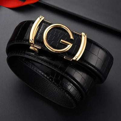 Designer Belts Men Fashion V Letter | Genuine Leather Belt Men | Classic Exquisite Waist Strap High Quality