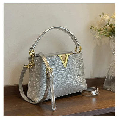 2025 New High-Sense Women's Designer Handbag - Feminine, Versatile, Large Capacity for Work & Crossbody