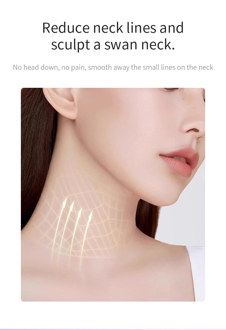 Neck LED Mask Photon Anti-Wrinkle Skin Tightening Neck Beauty Device Skin Care Brighten Rejuvenation Neck Wrinkle Remover