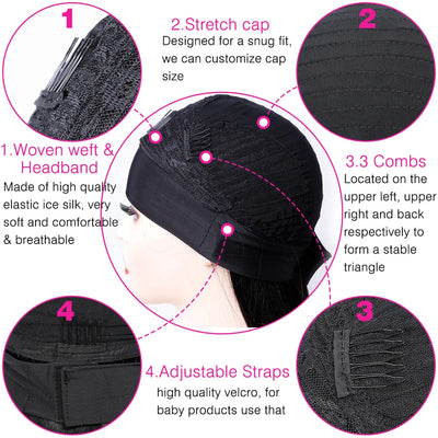 Short Curly Headband Wig Human Hair Wigs For Women Afro Kinky Curly Full Machine Made Brazilian Remy CheapTurban Wigs Wigs