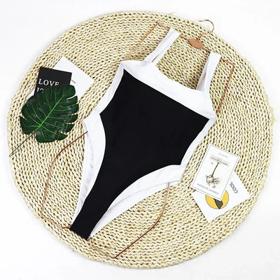 Woman Swimwear 2025 High Waist Bikinis Shorts Women's Swimsuit Luxury Ribbed Two-piece Bathing Suits Summer Bikini Set Swim Suit
