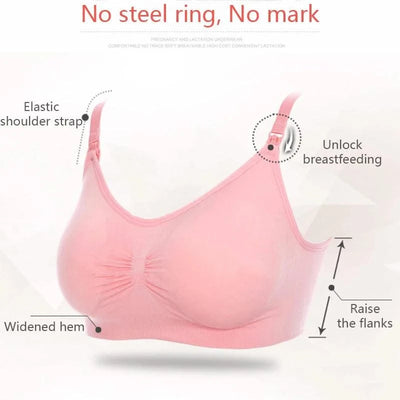 Without Bones Maternity Bras Pregnancy Clothes Prevent Sagging Breastfeeding Women Breathable Lactancia Feeding Bras Nursing Bra