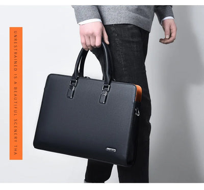 Men Business Briefcase for Husband Shoulder Bag MaLE Laptop Briefcases Bags Large Capacity Men's Handbag Bolso Grande Mujer