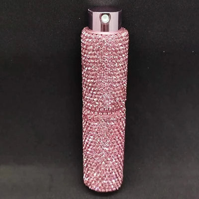 Luxury 10ml Perfume Spray Bottle Bling Rhinestones Refillable Perfume Atomizer Empty Bottle Travel Cosmetic Essential Container