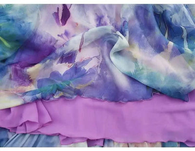 2023 New Floral Summer Sleevelss Suspender Maxi Dress for Women Sexy Backless Beach Purple Boho Robe Femme Sundress Dress Photo
