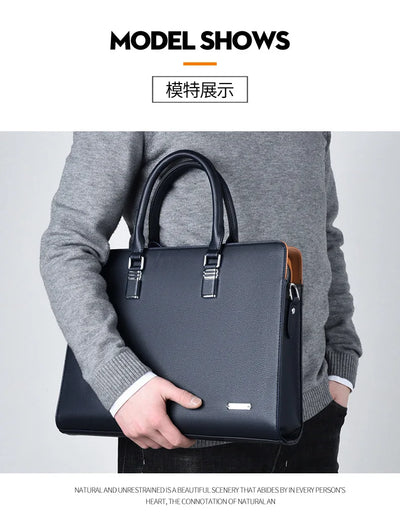Men Business Briefcase for Husband Shoulder Bag MaLE Laptop Briefcases Bags Large Capacity Men's Handbag Bolso Grande Mujer