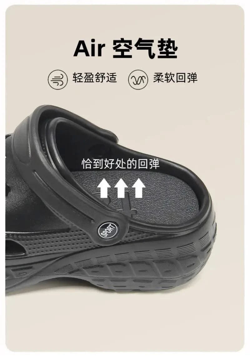 Women's Clogs Summer Slippers Platform Clog Sandals Outdoor Indoor Slippers Women Heeled Slippers High Quality Shoes Slides