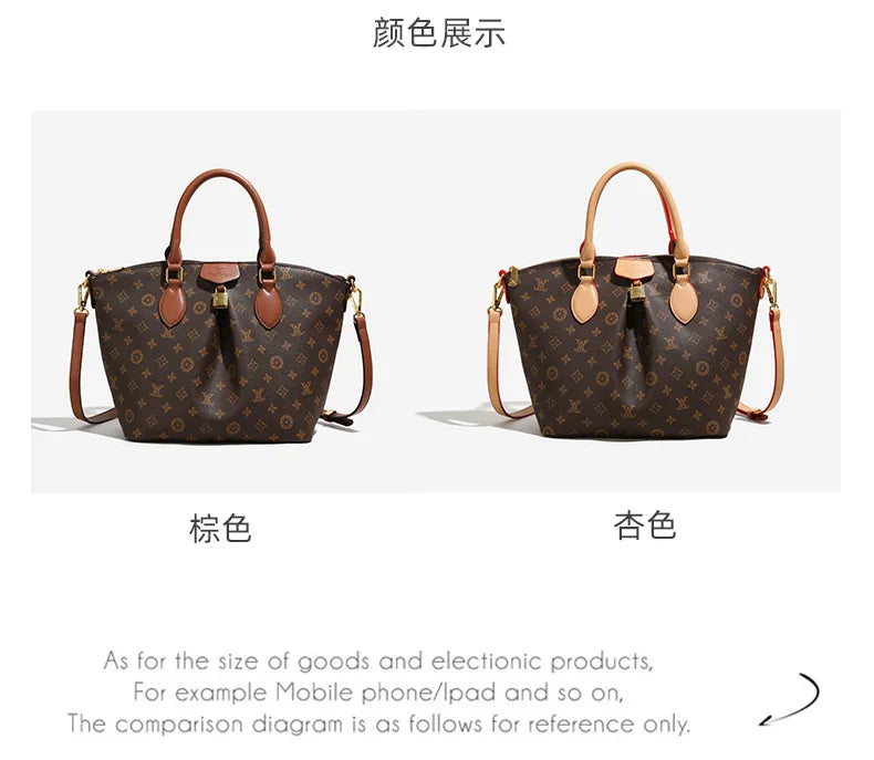2025 French Luxury Handbag for Women Designer Tote Elegant Structured Shoulder Bag High-End Minimalist Chic Versatile
