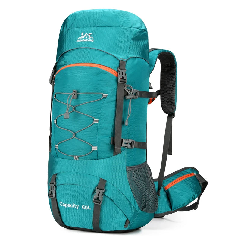 Hiking Backpack Camping Bag Mountain Climbing with Waterproof Rain Cover Daypack for Men Women Outdoor Travel Rucksack Fishing