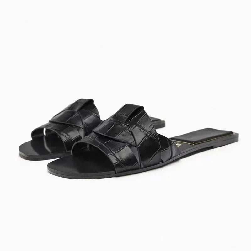 Designer Woman Flat Slippers Luxury Designer Sandals Casual Bottom Slippers Summer Women Sandals New Shoes for Women