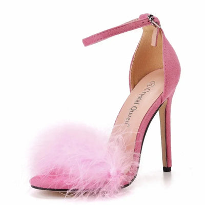 XIHAHA Fashion Sandals Women's Shoes Summer High Heels Stiletto Elegant Party Sexy Designer Woman Fish Mouth Sandals Dance Shoes