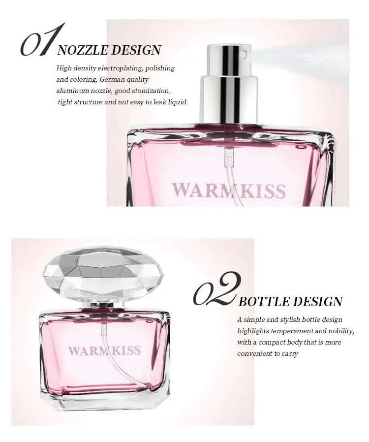 Luxury diamond women's perfume, spray flirting, long-lasting fresh floral and fruity fragrance, romantic and attractive birthday
