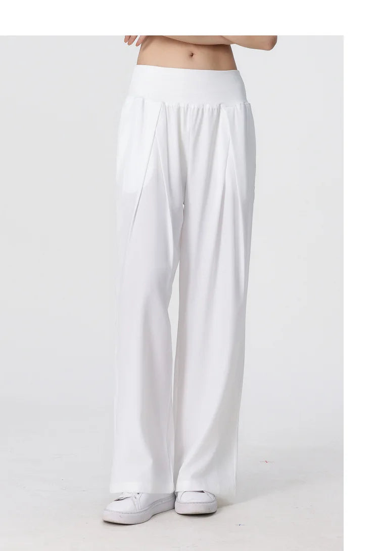 Women Wide Leg Pants Loose Fitness Yoga Pants 2024