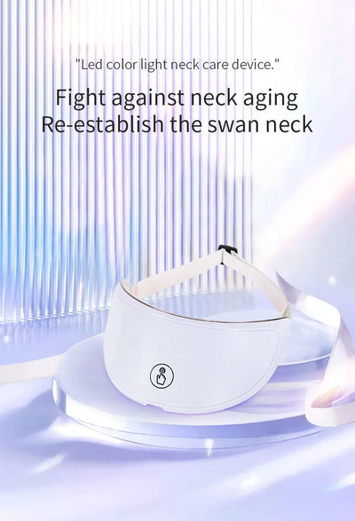 Neck LED Mask Photon Anti-Wrinkle Skin Tightening Neck Beauty Device Skin Care Brighten Rejuvenation Neck Wrinkle Remover